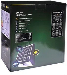 Milagro Czarna Lampa Solarna Transformer 15 W 4000 K IP65 EKO2004 - Lampy ogrodowe - miniaturka - grafika 12