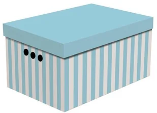 Pudło dekoracyjne A4 paski niebieskie 2 szt. 8233617 - Pudła i kartony archiwizacyjne - miniaturka - grafika 3