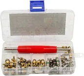 Akcesoria do wentylacji i klimatyzacji - GEKO Zaworki do klimatyzacji samochodu - zestaw zaworków z kluczem GEKO G02814 - miniaturka - grafika 1