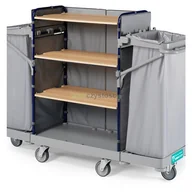 Wózki serwisowe - TTS TTS GREEN Hotel 925 - wózek hotelowy do sprzątania 0H003925-GH925 - miniaturka - grafika 1