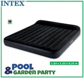 Materace turystyczne - Intex Materac dmuchany welurowy 183x203 cm 64144 64144 - miniaturka - grafika 1
