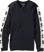 Koszulki męskie - Burton t-shirt LOWBALL LS True Black - miniaturka - grafika 1