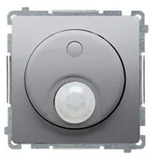 Wyłączniki światła i elektryczne - Kontakt Kontakt_Simon Łącznik z czujnikiem ruchu z przekaźnikiem (moduł) 8(2) A. 230V. Wymagana instalacja 3-przewodowa stal inox BMCR10P.01/21 - miniaturka - grafika 1