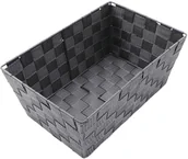 Akcesoria łazienkowe - Sepio Sepio Koszyk Modena szary 10x25x15 cm - miniaturka - grafika 1