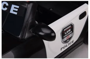 Import LEANToys Auto na Akumulator Samochód Policyjny Czarny LT3771-0 - Pojazdy elektryczne dla dzieci - miniaturka - grafika 9