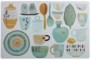 UNIGLOB Podkładka na stół FIGLI prostokątna 43 x 28 cm - Obrusy i serwetki UNIGLOB Podkładka na stół FIGLI prostokątna 43 x 28 cm - Obrusy i serwetki - miniaturka - grafika 1