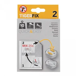Coram Tiger Klej montażowy TigerFix 2, metal, 398830046 - Akcesoria łazienkowe - miniaturka - grafika 2