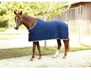 Kerbl Derka polarowa RugBe Economic, granatowa, 155 cm, 328684 - Derki dla konia - miniaturka - grafika 4
