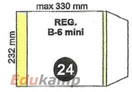 Fol-Plast okładki Okładka szkolna B-6 MINI regulowana nr24 232x330mm OK29FP - Dyplomy i okładki - miniaturka - grafika 2