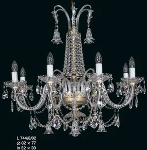 Elita bohemia Żyrandol kryształowy 8-ramienny - Bohemia L 101/8/07 - Lampy sufitowe - miniaturka - grafika 21