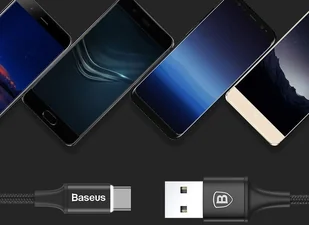 Baseus Kabel Rapid USB-C LED 2m Black BSU013BLK - Kable USB Baseus Kabel Rapid USB-C LED 2m Black BSU013BLK - Kable USB - miniaturka - grafika 9