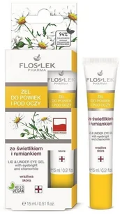 Flos-Lek Żel do powiek i pod oczy ze świetlikiem i rumiankiem 15ml 100120-uniw - Kosmetyki pod oczy Flos-Lek Żel do powiek i pod oczy ze świetlikiem i rumiankiem 15ml 100120-uniw - Kosmetyki pod oczy - miniaturka - grafika 1