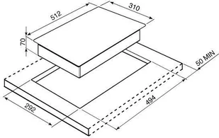 Płyta gazowa do zabudowy Smeg PGF31G-1 - Płyty gazowe do zabudowy - miniaturka - grafika 3
