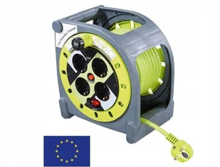 Masterplug Listwa zasilająca Przedłużacz Pro XT bęben z kablem15 m HMG15164SL-PX - Listwy zasilające - miniaturka - grafika 2