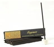 Kadzidła i dodatki - Song Of India Ne zawierające bambusa kadzidła indyjskie z ceramicznym stojakiem HAPPINESS 50 sztuk - miniaturka - grafika 1