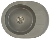 Zlewozmywaki - Brado Zlewozmywak granitowy BELLA Szary bellasz - miniaturka - grafika 1