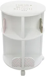 Atmosphera Créateur d'intérieur Atmosphera Créateur d'intérieur, Szafka na książki dla dzieci, biała, 59x40x40 cm - Komody dla dzieci Atmosphera Créateur d'intérieur Atmosphera Créateur d'intérieur, Szafka na książki dla dzieci, biała, 59x40x40 cm - Komody dla dzieci - miniaturka - grafika 2