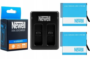 GOPRO Ładowarka+ 2xBATERIA AJBAT-001 do Hero 6 7 8 - Akcesoria do kamer sportowych - miniaturka - grafika 2