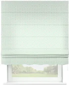 Rolety - Dekoria Roleta rzymska Florencja szaro miętowe romby na białym tle 50 x 60cm Wyprzedaż do - miniaturka - grafika 1