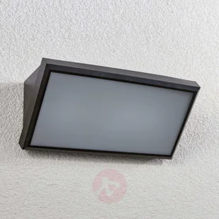 Lampenwelt Kinkiet zewnętrzny LED Abby z czujnikiem - Lampy ogrodowe - miniaturka - grafika 2