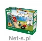 BRIO Kolejka Starter Set A 33773 33773 - Pociągi dla dzieci - miniaturka - grafika 2
