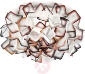 Lampy sufitowe - Slamp Clizia lampa sufitowa, 32 cm, pomarańczowa - miniaturka - grafika 1