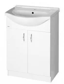 Szafki łazienkowe - Aqualine SIMPLEX ECO 60 szafka umywalkowa wraz z umywalką 58,5x83,5x30,7cm SIME600 - miniaturka - grafika 1