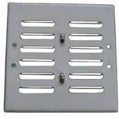 Kratki wentylacyjne - Parkanex Metalowa Z Szyldem Nierdzewnym 14*14CM I Ża - miniaturka - grafika 1