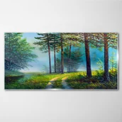 Obrazy i zdjęcia - PL Coloray Obraz Szklany las drzewa przyroda 100x50cm - miniaturka - grafika 1