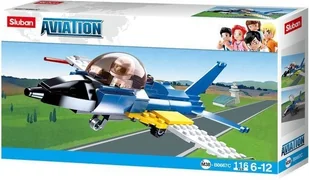 Sluban Aviaton Klocki Lotnisko Samolot 116 el. G119886 B0667C W9d^ - Klocki - miniaturka - grafika 2