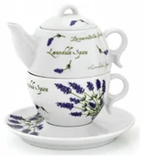Filiżanki - Lubiana BOLA CZAJNIK FILIŻANKA SPODEK LAWENDA 5979 3901 - miniaturka - grafika 1