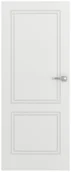Drzwi wewnętrzne - Porta Skrzydło drzwiowe pełne bezprzylgowe Vector V Białe 60 lewe - miniaturka - grafika 1