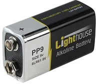 Baterie i akcesoria - Lighthouse Alkaline Batteries 9 V LR61 1100 mAh Pack of 1 BAT9V - miniaturka - grafika 1