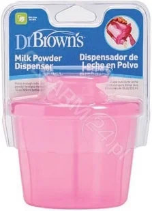 DR BROWN`S AC038 POJEMNIK NA MLEKO W PROSZKU RÓŻOWY 72239302644 - Akcesoria do karmienia - miniaturka - grafika 8
