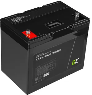 Green cell Akumulator litowo-żelazowo-fosforanowy LiFePO4 Green Cell 12V 12.8V 80Ah do paneli solarnych, kamperów oraz łodzi CAV12 - Akumulatory ogólnego zastosowania - miniaturka - grafika 3
