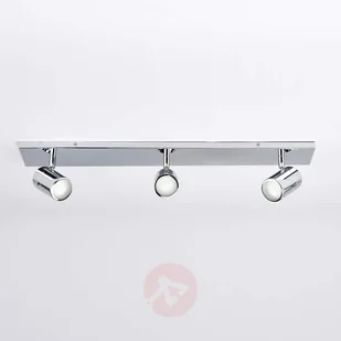 Lindby Nowoczesna 3-lampowa lampa łazienkowa chrom IP44 - Dejan - Lampy sufitowe - miniaturka - grafika 3