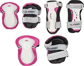 Akcesoria do skatingu - Globber Ochraniacze globber Set 3, różowy, xxs 540-110 - miniaturka - grafika 1