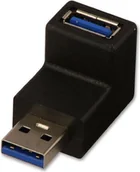 Adaptery i przejściówki - Lindy Adapter USB USB A USB A wtyk-gniazdo Czarny 71261 71261 - miniaturka - grafika 1