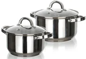 Zestawy garnków i patelni - Banquet zestaw garnków SWING 2 szt + pokrywki (1072307) - miniaturka - grafika 1