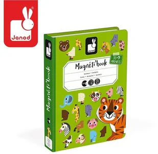 Janod Magnetyczna układanka Zwierzęta - Układanki dla dzieci - miniaturka - grafika 3