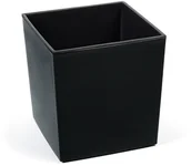 Donice - Blumfeldt Pigmejka z wkładem Juka, czarna połysk, 25x25x26 cm - miniaturka - grafika 1