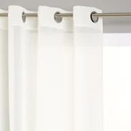Zasłony - Atmosphera Zasłona okienna z etaminy kolor biały 140 x 240 cm B00T3UD9AG - miniaturka - grafika 1