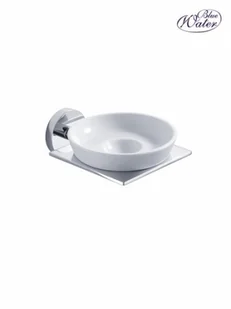 Blue Water Hugo mydelniczka przyścienna chrom HUG-004 - Mydelniczki i dozowniki mydła - miniaturka - grafika 2