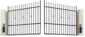 Ogrodzenia - Brama z automatem Laura 4 m ocynkowana i malowana - miniaturka - grafika 1