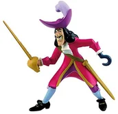 Figurki dla dzieci - Bullyland 12651 - figurka do zabawy, Walt Disney Peter Pan, Kapitana Hook, ok. 10 cm wielkości, pięknie malowana figurka, bez PCV, wspaniały prezent dla chłopców i dziewczynek do fantazyjnej zabawy - miniaturka - grafika 1