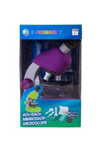 Bresser Mikroskop Junior 40x-640x purpurowy 70121 - Mikroskopy i lupy - miniaturka - grafika 5