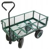 Taczki - Wózek Platformowy Ogrodowy Siatka Koła Pompowane - miniaturka - grafika 1