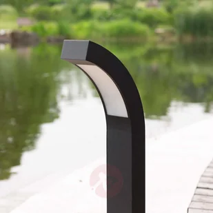 Lampenwelt 60 cm wysoka lampa na cokół LED Lennik - Lampy ogrodowe - miniaturka - grafika 2