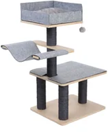 Drapaki dla kotów - Zooplus Exclusive Savoy drapak dla kota Szary - miniaturka - grafika 1