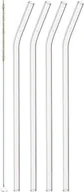 Słomki do napojów - Leonardo Zestaw 4 słomek szklanych 23cm CIAO L-020938 - miniaturka - grafika 1